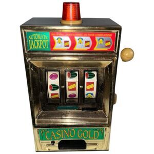 WACO Gold 24K Jackpot Tabletop Machine Vintage Casino Decor